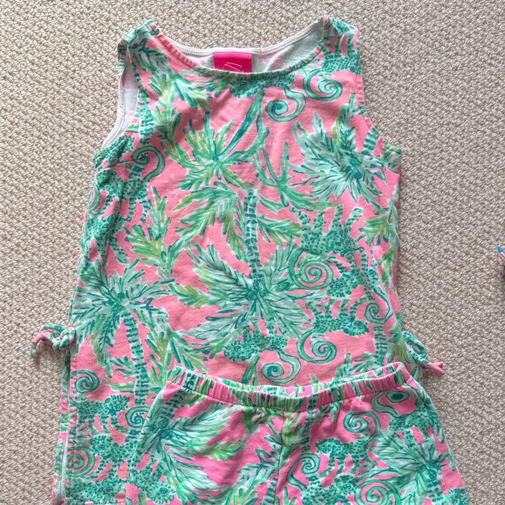 Lilly Pulitzer Girls Dress and Shorts Set